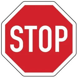 Verkehrszeichen - Stoppschild "Halt. Vorfahrt gewähren", Zeichen 206