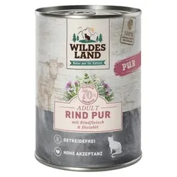 WILDES LAND PUR Adult 6x400g Rind pur