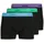 JACK & JONES JACDAWSON SOLID TRUNKS schwarz/pack:with holly grün/schwarz with azure blau/schwarz with ultra violet XXL 3er Pack
