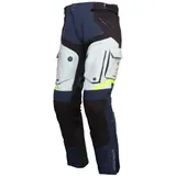 Modeka Panamericana II Textilhose wasserdicht - Dunkelblau/Hellgrau/Schwarz - 3XL