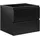 Badplaats Waschbeckenunterschrank Angela 2 Schubladen 60 x 50 x 48 cm Schwarz Matt