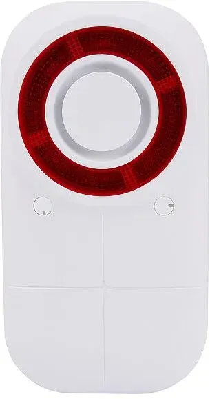 Olympia 6115 Sirene Drahtlose Sirene Draußen Rot, Weiß