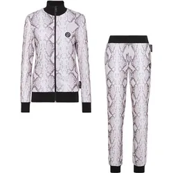 PLEIN SPORT Damen Sportanzug PYTHON, Grau, L