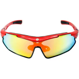 YEAZ Sportbrille SUNRAY rot/schwarz/rot
