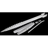 kerbl hobbyfarming Ako Agrartechnik - Kerbl Spiral-erd-/halteanker, Gesamthöhe inkl. Gewinde 120 cm, 442382