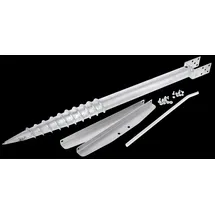 kerbl hobbyfarming Ako Agrartechnik - Kerbl Spiral-erd-/halteanker, Gesamthöhe inkl. Gewinde 120 cm, 442382