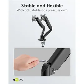 goobay 58531, Klemme, 9 kg, 43,2 cm 17 32 Zoll (43-81