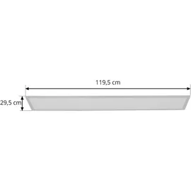 LINDBY Lamin 1-flammig 120 x 30 cm weiß