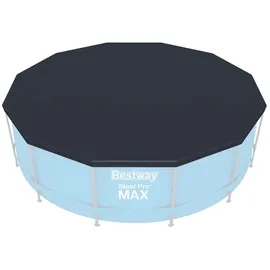 BESTWAY Flowclear Pool-Abdeckplane grau 366 cm