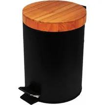 OEM Stahlabfalleimer 3 l Schwarz