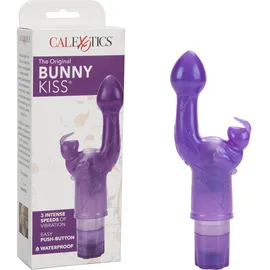 CalExotics "The Original" Bunny Kiss -Vibrator mit Klitorisstimulation, violett