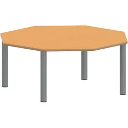 Tisch ZALOTTI mit Linoleum-Belag
