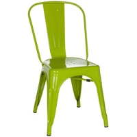 Mid.you Stuhl, Grün, Metall, konisch, 44x84x54 cm, stapelbar, Esszimmer, Stühle, Esszimmerstühle, Vierfußstühle