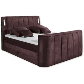 Stella Trading Dallas 180 x 200 cm Aubergine