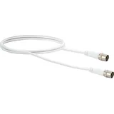 Schwaiger Anschlusskabel 1x F-Quick Stecker 1,5 m Weiß