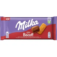 12 x 90g Milka Alpenmilchschokolade und knuspriger Lotus Biscoff-Kekse