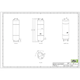 Buderus Reflex SlimLine SL 280 6 bar 280 l Grau