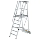 Günzburger Aluminium-Podestleiter 6 Stufen (52706)