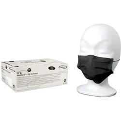 MaiMed- FM Comfort Medizinischer Mundschutz schwarz 50 St