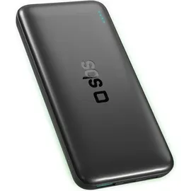 SBS Powerbank 10.000 mAh, Schwarz