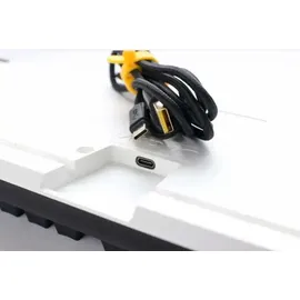 Ducky One 3 Classic Black/White Gaming Tastatur, RGB LED - MX-Blue (US)