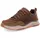 SKECHERS Herren Bengao - Hombre Sneaker, Dunkelbraunes wasserdichtes Leder, 43
