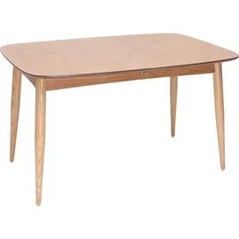 miliboo Esstisch ausziehbar 130 x 76 x 90 cm silber