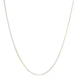 PLATINITY Fantasiekette Länge ca. 50cm mind. 3,5g/tricolor Platin 950/ Gold 750