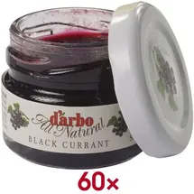 d'arbo d’arbo Naturrein Schwarze Johannisbeer Konfitüre, 60 St.