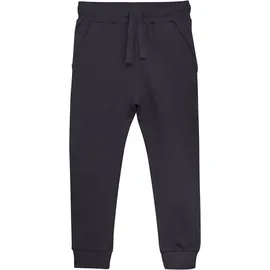 En Fant Sweathose EN FANT "Sweathose ENSweatpants", Mädchen, Gr. 98, N-Gr, blau (parisian night), Obermaterial: 95% Baumwolle CO. 5% Elasthan EL., Hosen Sweathose