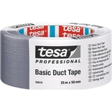 Tesa tesa, Klebeband, Reparaturband 50mm BASIC 25m Silber - H0461001 (50 mm, 25 m)