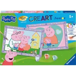 Peppa\'s Familie - CreArt Malen nach Zahlen