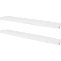 vidaXL Wandregal 100 x 3,8 x 20 cm Weiß