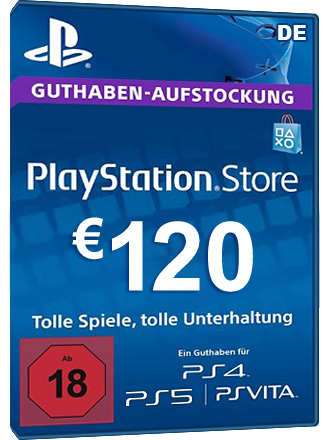 PSN Card 120 Euro [DE] - Playstation Network Guthaben