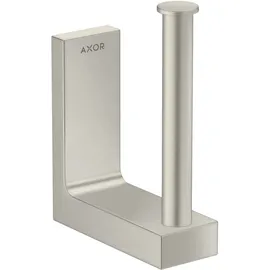 Hansgrohe Reservepapierhalter Axor Uni Rectangular Wandmontage, Edelstahl-Optik