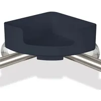 Hewi 802 LifeSystem Eckablage 802.03.21092 210mm, aufsteckbar an Stangensystem, anthrazitgrau