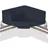 Hewi 802 LifeSystem Eckablage 802.03.21092 210mm, aufsteckbar an Stangensystem, anthrazitgrau