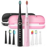 Fairywill Sonic toothbrushes with Head Set and case FW-507