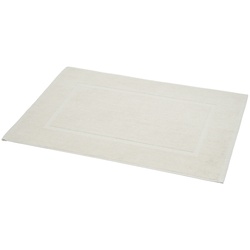 Badematte Supreme Hoch-Tief Rahmenborte einfach, Stein, 50 x 70  cm - LTITEX