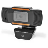 Nedis Webcam | Full HD@30fps | Fixfocus Eingebautes Mikrofon Schwarz