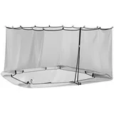 vidaXL Moskitonetz für Pavillon 1 Stück 2,2 x 2,2 m Schwarz