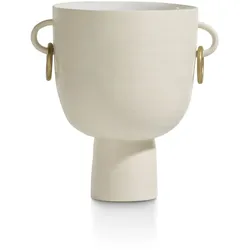 Coco Maison Presley Vase Weiß - Weiß