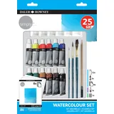 Daler Rowney Simply Aquarellmalset 25 St. sortierte Farben