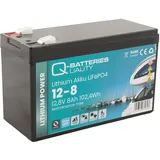 Quality Batteries Q-Batteries Lithium Akku 12-8 12,8V 8Ah 102,4Wh LiFePO4 Batterie
