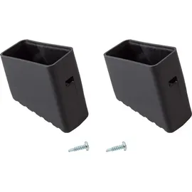 Krause Monto Fußkappen, 40x20 mm schwarz 40 x 20 mm