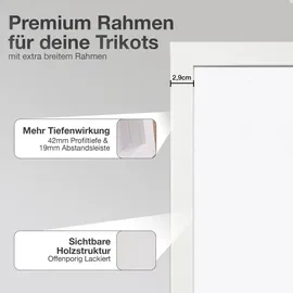 K-Möbel Trikotrahmen Premium Weiß 60x80 cm 1 St.