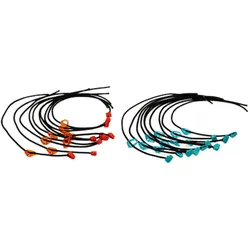 Duotone Rubber Cord for Click Bar Floaters 10 sets red-black