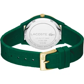 Lacoste Analog Quarzuhr für Damen Kollektion Crocodelle mit Silikonarmband