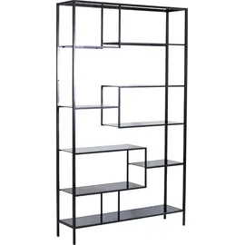 Kare Regal Loft Wandregal 195 x 115 x 30 cm Schwarz