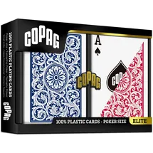 Cartamundi Deutschland COPAG Elite - Jumbo Face - 2 index - Blue/Red Double-Deck